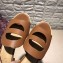 Hermes Heel 4.5cm Mona Sandals Brown 2019