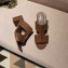 Hermes Heel 5cm Ostia Sandals Brown 2019