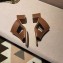 Hermes Heel 5cm Ostia Sandals Brown 2019