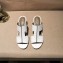 Hermes Heel 5cm Ostia Sandals White 2019
