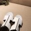 Hermes Heel 5cm Ostia Sandals White 2019