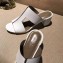 Hermes Heel 5cm Ostia Sandals White 2019