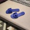 Hermes Lisboa Slipper Sandals Blue 2019