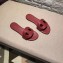 Hermes Lisboa Slipper Sandals Red 2019