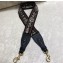 Dior Bohemian-inspired Canvas Shoulder Strap with Medallions