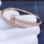 Cartier Real 18K juste un clou bracelet classic with diamonds Pink Gold