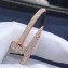 Cartier Real 18K juste un clou bracelet classic with diamonds Pink Gold