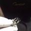 Cartier Real 18K Juste un Clou ring with 14 diamonds White Gold
