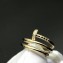 Cartier Real 18K Juste un Clou ring with 14 diamonds Yellow Gold