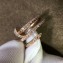 Cartier Real 18K Juste un Clou ring with 77 diamonds Pink Gold