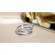 Cartier Real 18K Juste un Clou ring with 77 diamonds White Gold