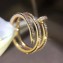 Cartier Real 18K Juste un Clou ring with 77 diamonds Yellow Gold