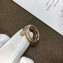 Cartier Real 18K Juste un Clou ring with 77 diamonds Pink Gold