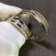 Cartier Real 18K trinity wedding band with diamonds classic