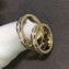 Cartier Real 18K trinity wedding band with diamonds classic