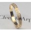 Cartier Real 18K love ring diamond-paved extra small Yellow Gold