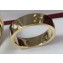 Cartier Real 18K love ring with 3 diamonds classic Yellow Gold