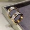 Cartier Real 18K love ring diamond-paved classic Pink Gold