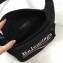 Balenciaga Nylon Explorer Belt Pack Bag Political Campain Logo Black