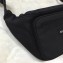 Balenciaga Nylon Explorer Belt Pack Bag Front Logo Label Black