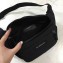 Balenciaga Nylon Explorer Belt Pack Bag Front Logo Label Black