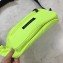 Balenciaga Nylon Explorer Belt Pack Bag Front Logo Label Neon Yellow