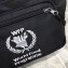 Balenciaga Nylon World Food Programme Double Belt Pack Bag Black