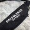 Balenciaga Nylon World Food Programme Double Belt Pack Bag Black