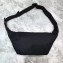 Balenciaga Nylon World Food Programme Double Belt Pack Bag Black