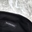 Balenciaga Nylon World Food Programme Double Belt Pack Bag Black