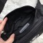 Balenciaga Nylon World Food Programme Double Belt Pack Bag Black
