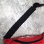 Balenciaga Nylon World Food Programme Double Belt Pack Bag Red