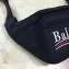 Balenciaga Nylon Explorer Belt Pack Bag Political Campain Logo Navy Blue