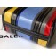 Balenciaga Bazar Shopper XXS Shopping Tote Bag Yellow/Blue/Etoupe/Red