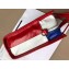 Balenciaga Bazar Shopper XXS Shopping Tote Bag Blue/White/Red
