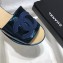 Chanel Stitching CC Logo Mules Blue 2019