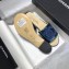 Chanel Stitching CC Logo Mules Blue 2019