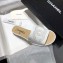 Chanel Stitching CC Logo Mules White 2019