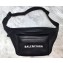 Balenciaga Calfskin Logo Everyday Belt Pack Bag Black