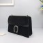 Gucci Suede Dionysus Medium Shoulder Bag 403348/400235 Black