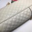 Gucci Interlocking G Horsebit Quilted Leather Belt Bag 572298 White 2019