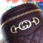 Gucci Interlocking G Horsebit Quilted Leather Belt Bag 572298 Burgundy 2019