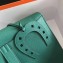 Hermes Halzan Togo Calfskin Leather Bag Green