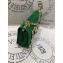 Dolce & Gabbana Baroque DG Girls Shoulder Bag In Leather Glitter Green 2019