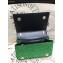 Dolce & Gabbana Baroque DG Girls Shoulder Bag In Leather Glitter Green 2019