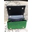 Dolce & Gabbana Baroque DG Girls Shoulder Bag In Leather Glitter Green 2019