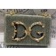 Dolce & Gabbana Baroque DG Girls Shoulder Bag In Leather Glitter Pale Green 2019