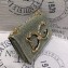Dolce & Gabbana Baroque DG Girls Shoulder Bag In Leather Glitter Pale Green 2019