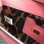 Dolce & Gabbana Padlock Flower Chain Clutch Bag Peach 2019