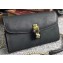 Dolce & Gabbana Padlock Flower Chain Clutch Bag Black 2019